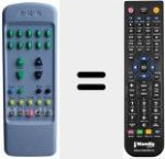 Replacement remote control for Y1