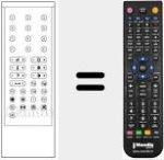 Ersatzfernbedienung für RC 1000