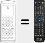 Replacement remote control for RC 40