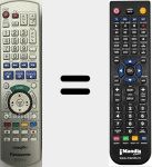 Replacement remote control for EUR7659YG0