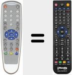 Ersatzfernbedienung für RC 1227