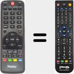 Replacement remote control for HTR-D09 (098GRABD3NEH)