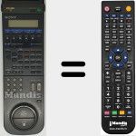 Ersatzfernbedienung für RMT-V118 (146572451)