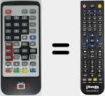 Replacement remote control for NOT001