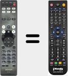Replacement remote control for RC-1175 (30701011500AD)