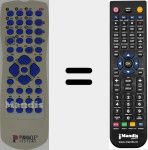 Replacement remote control for PIN001 (313922886572)