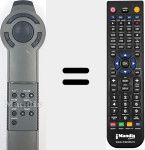 Replacement remote control for RV7704-00 (482221810576)