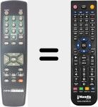 Replacement remote control for Canal001