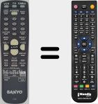 Replacement remote control for FXPW