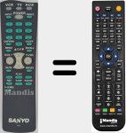 Replacement remote control for FXVL