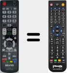 Replacement remote control for GXGA