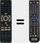 Replacement remote control for HD White-T