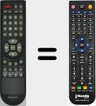 Replacement remote control for JXPYA