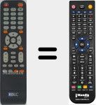 Replacement remote control for KC-3913