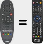 Replacement remote control for MV-RN3200G