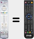 Replacement remote control for N2QAYB000050