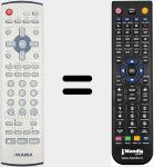 Replacement remote control for REMCON1736