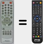 Replacement remote control for RM-121