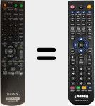 Replacement remote control for RM-AMU063