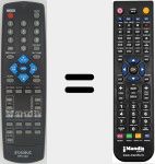 Ersatzfernbedienung für SR1443