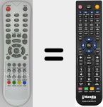 Ersatzfernbedienung für LCD KZG-108