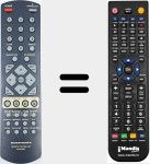 Ersatzfernbedienung für RC4300DV (00MZK21AW0010)