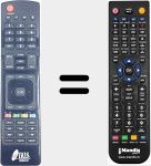 Replacement remote control for 9850HD