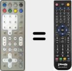 Replacement remote control for STRC-300 (LZ.A6102.001)