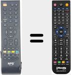 Ersatzfernbedienung f&uuml;r RC-01B