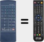 Replacement remote control for RC 700A