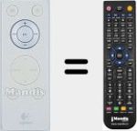 Replacement remote control for REMCON1554-1