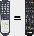 Replacement remote control for REMCON1605