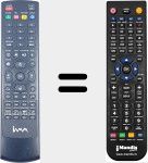 Replacement remote control for REMCON1690