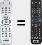 Ersatzfernbedienung f&uuml;r REMCON1743