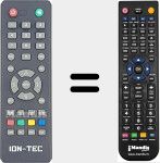 Replacement remote control for REMCON1891