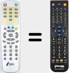 Replacement remote control for REMCON1943