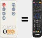 Ersatzfernbedienung f&uuml;r REMCON1988