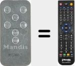 Replacement remote control for WEEE (REMCON2078)