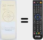 Ersatzfernbedienung f&uuml;r TravelDock (REMCON2083)