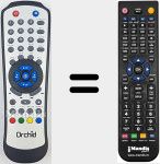 Replacement remote control for REMCON2109