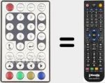 Replacement remote control for STV20