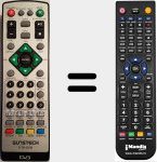 Ersatzfernbedienung f&uuml;r DTB3500-2