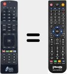 Replacement remote control for 1900HD