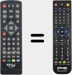 Replacement remote control for MAXT90HD