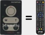 Replacement remote control for RM-1 (13652)