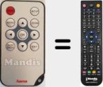 Replacement remote control for 00095290