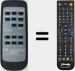 Replacement remote control for RCB-164