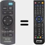 Replacement remote control for RUE-4187