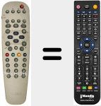 Replacement remote control for REMCON1293