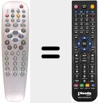 Replacement remote control for REMCON656